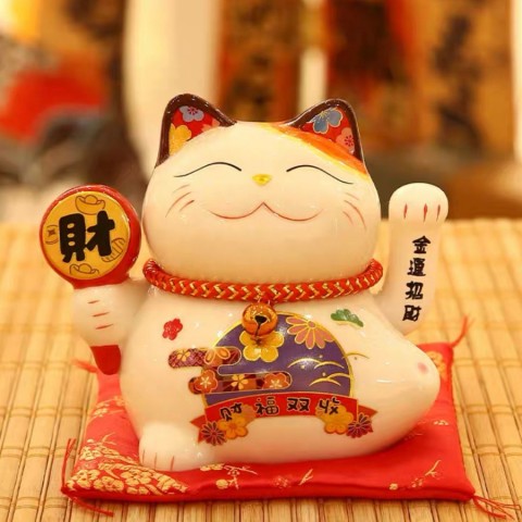 Mèo vẫy tay 12cm - Đa tài lợi tiến