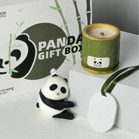 Bộ quà tặng nến sáp thơm khu rừng tre Panda
