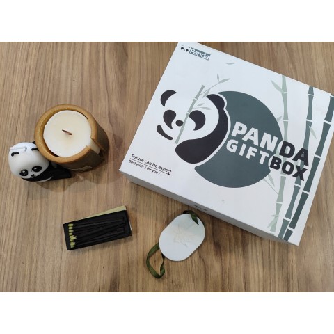 Bộ quà tặng nến sáp thơm khu rừng tre Panda