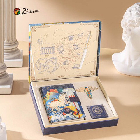 Bộ quà tặng Picasso Thần Thoại Hy Lạp - Bút ký, sổ tay, mực, dấu trang