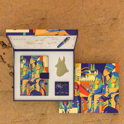 Bộ quà tặng Picasso Ai Cập Huyền Bí - Bút ký, sổ tay, mực, dấu trang