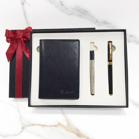 Bút Picasso hộp quà 1 bút kèm sổ da 908RB