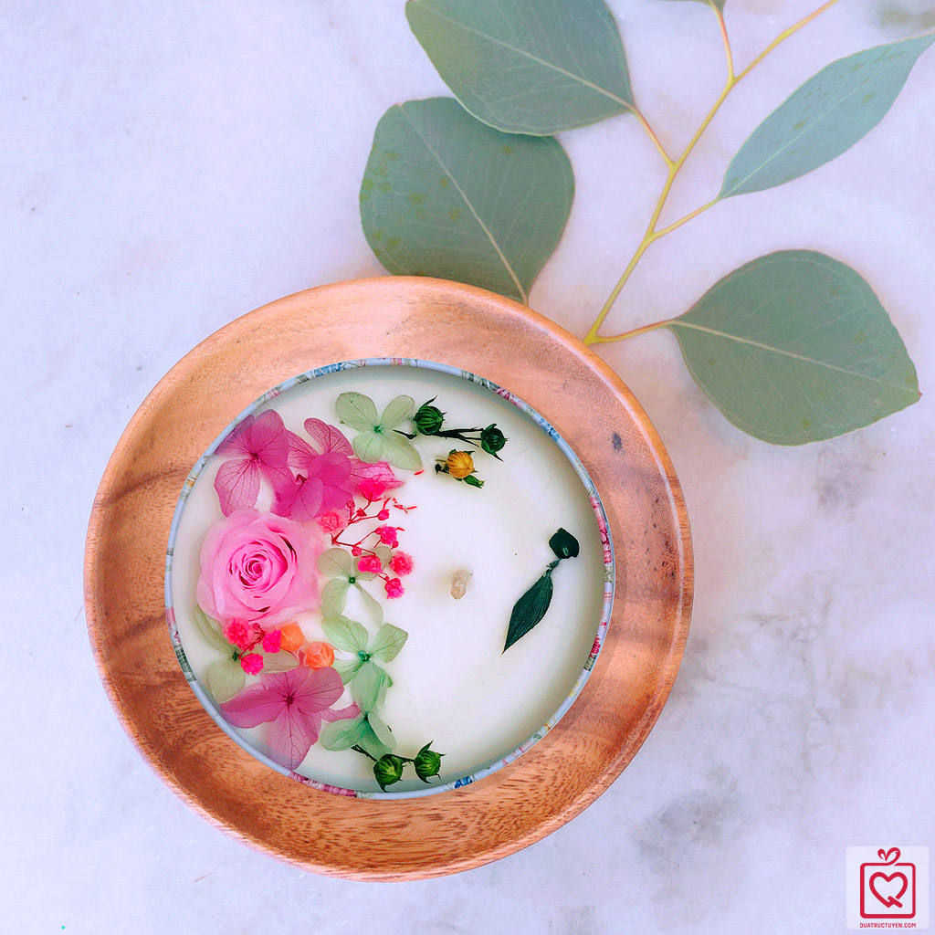 Hoa nến thơm nghệ thuật 20/10 - xứ sở hoa hồng 