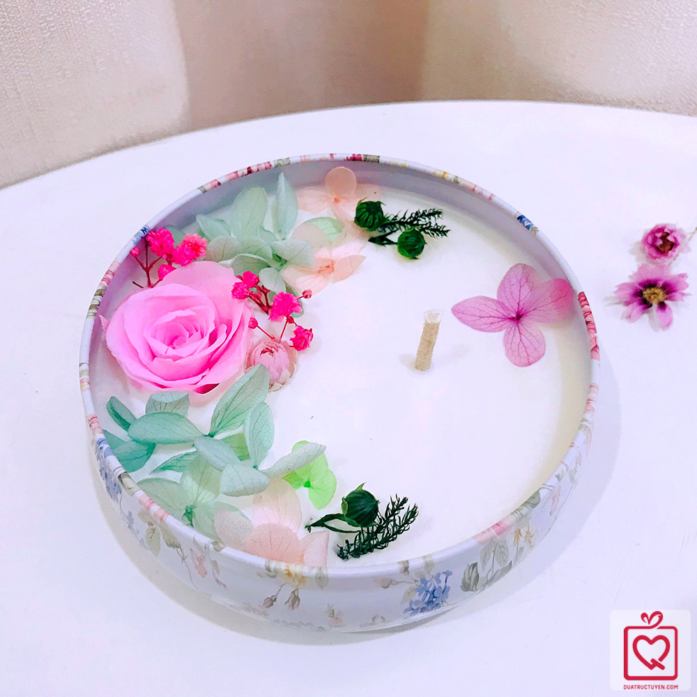 Hoa nến thơm nghệ thuật 20/10 - xứ sở hoa hồng 