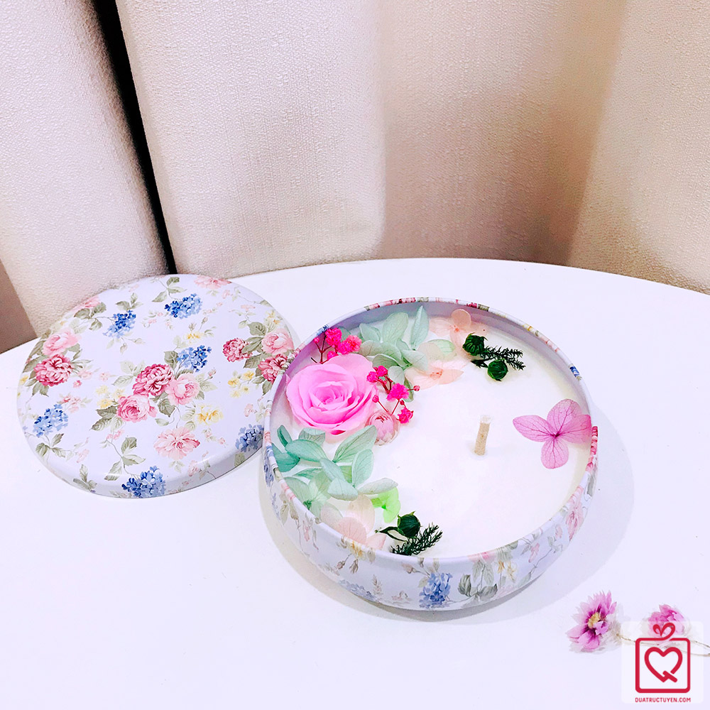 Hoa nến thơm nghệ thuật 20/10 - xứ sở hoa hồng 