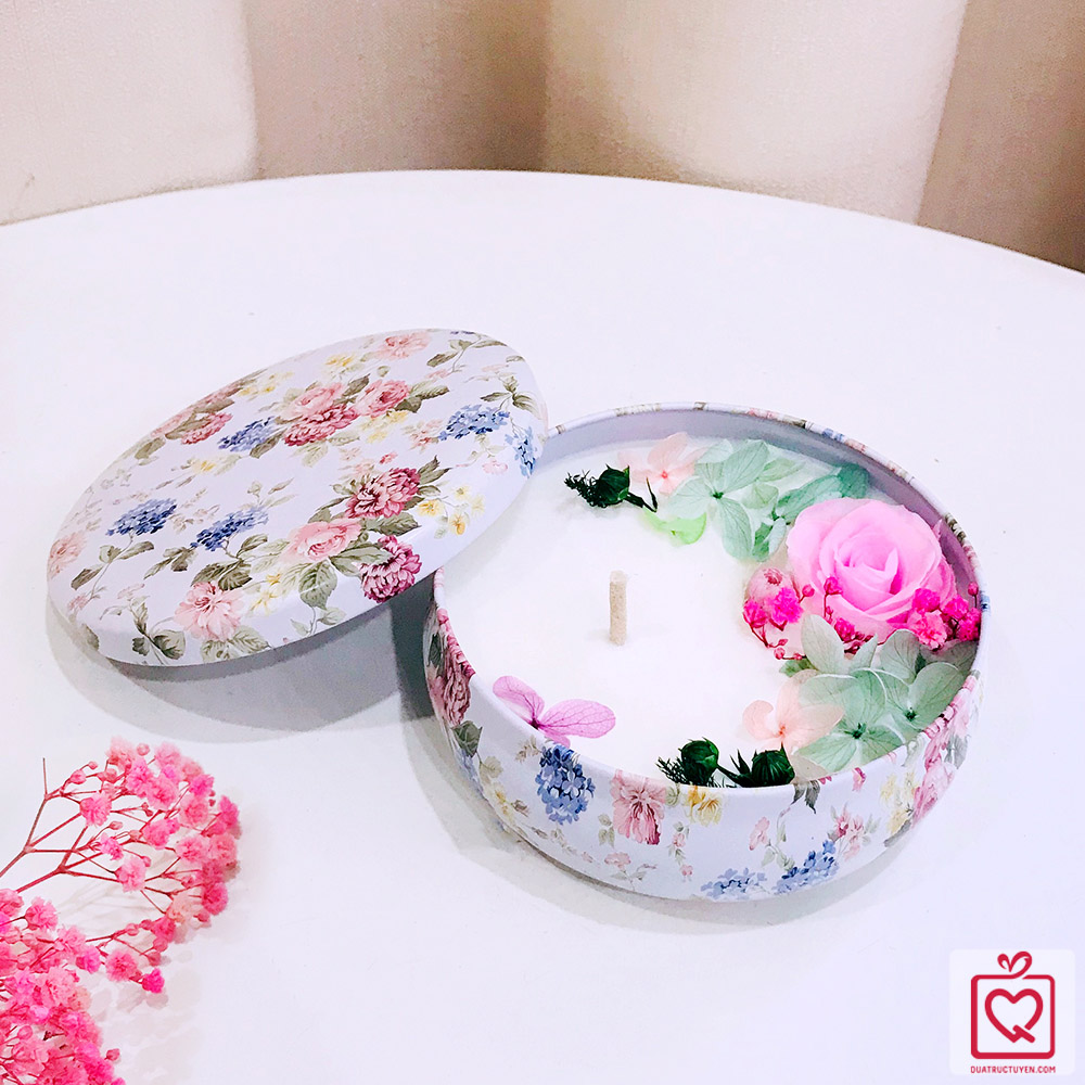 Hoa nến thơm nghệ thuật 20/10 - xứ sở hoa hồng 