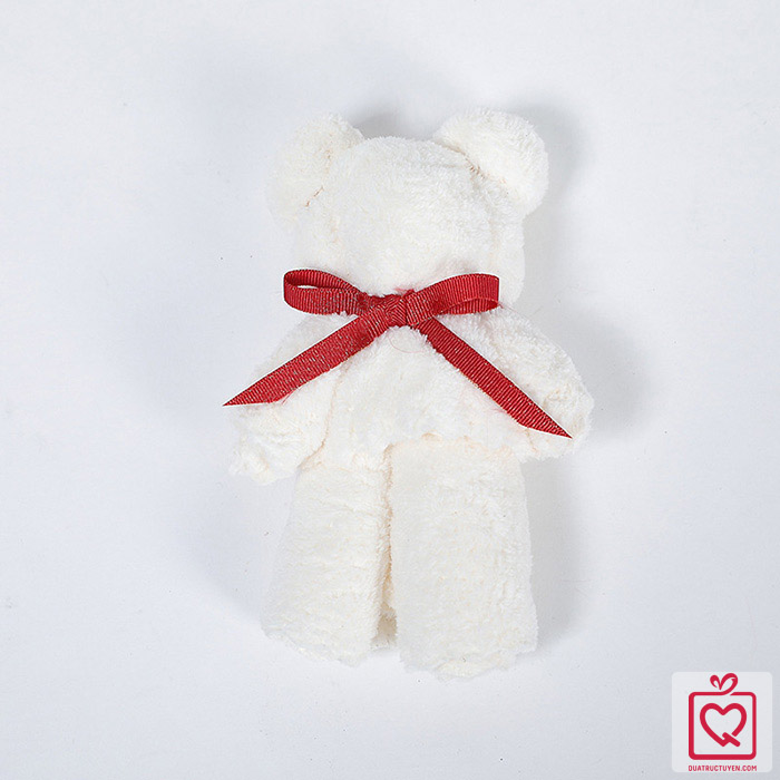 Khăn mặt gấp h&igrave;nh gấu teddy dễ thương	