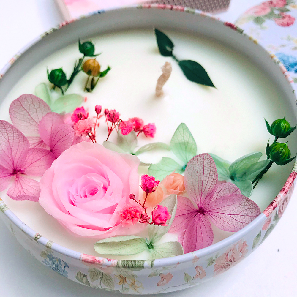 Hoa nến thơm nghệ thuật 20/10 - xứ sở hoa hồng 