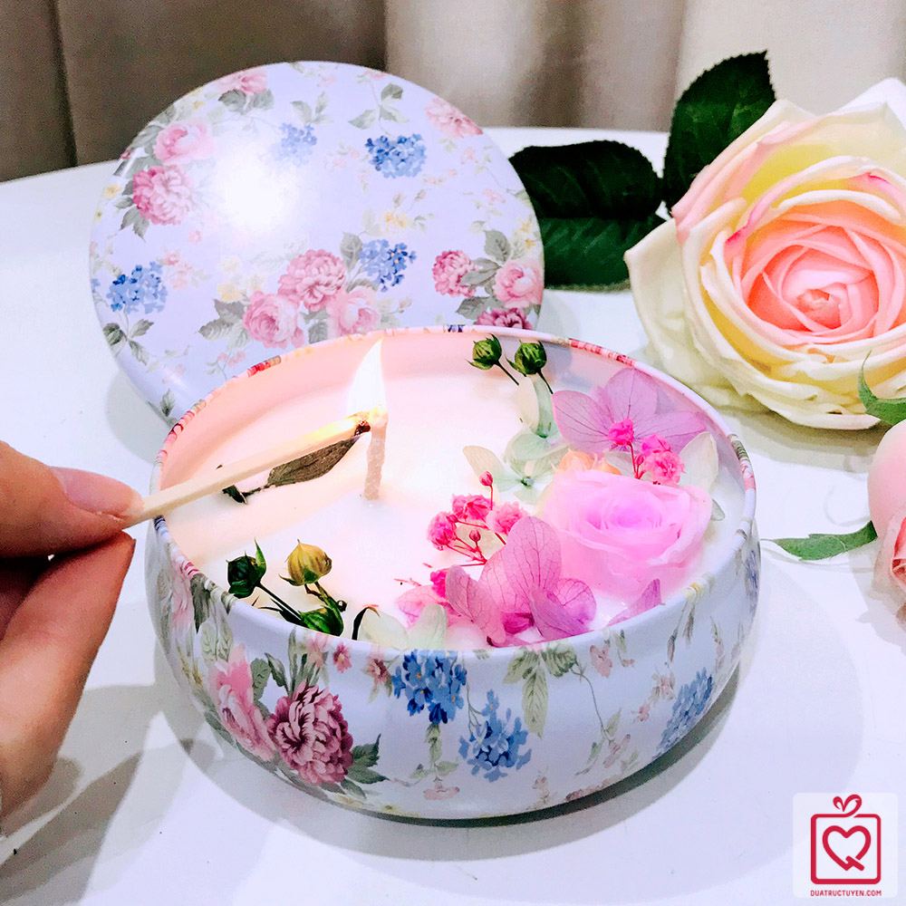 Hoa nến thơm nghệ thuật 20/10 - xứ sở hoa hồng 