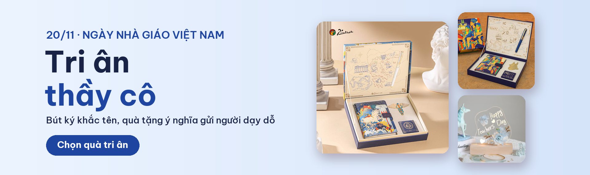 Quà tri ân thầy cô 20/11