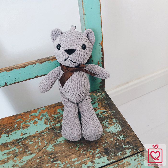 Gấu b&ocirc;ng Teddy nhỏ 18cm