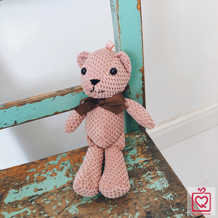 Gấu b&ocirc;ng Teddy nhỏ 18cm