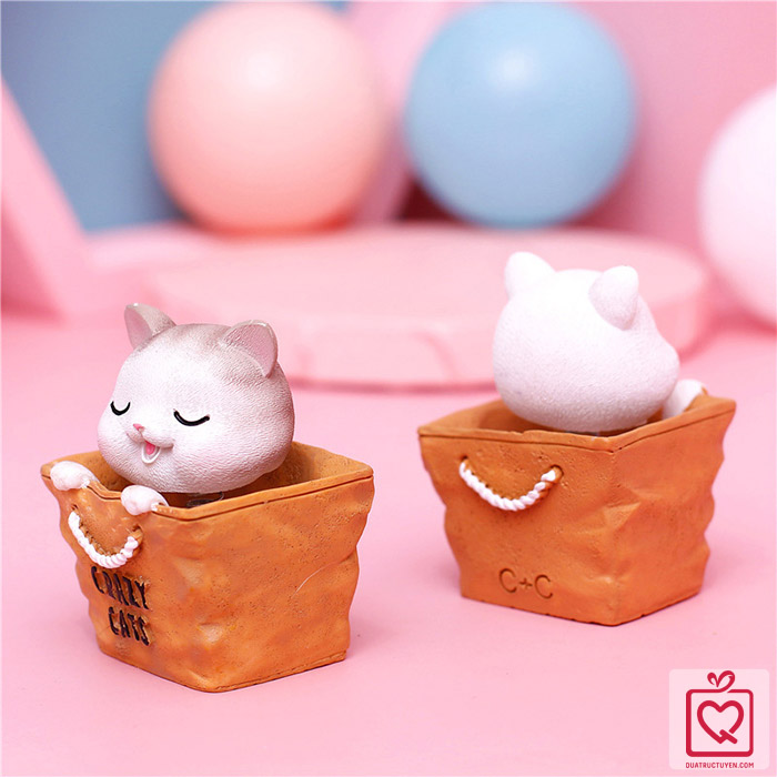 M&ocirc; h&igrave;nh m&egrave;o con lắc lư Crazy Cat