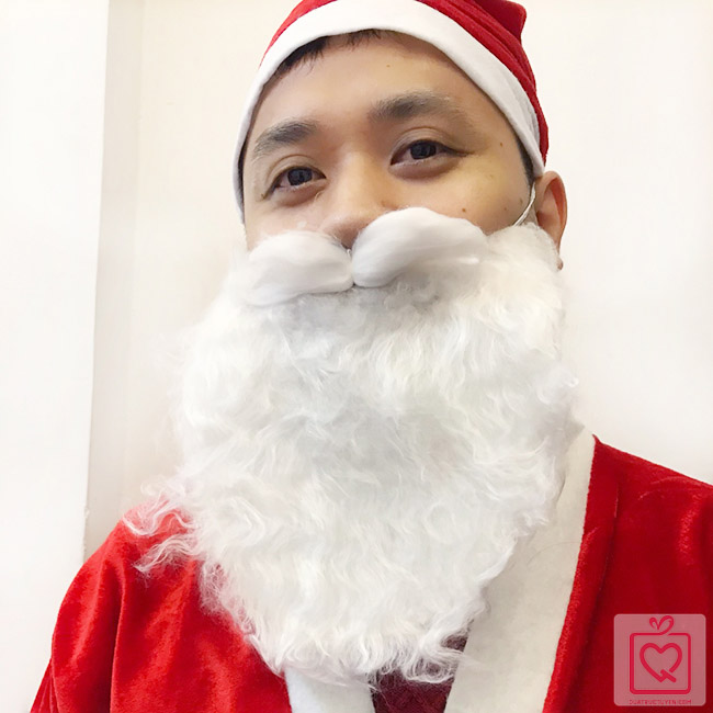 Bộ quần &aacute;o &ocirc;ng gi&agrave; noel vải nhung