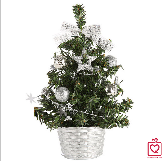 C&acirc;y th&ocirc;ng noel mini để b&agrave;n 