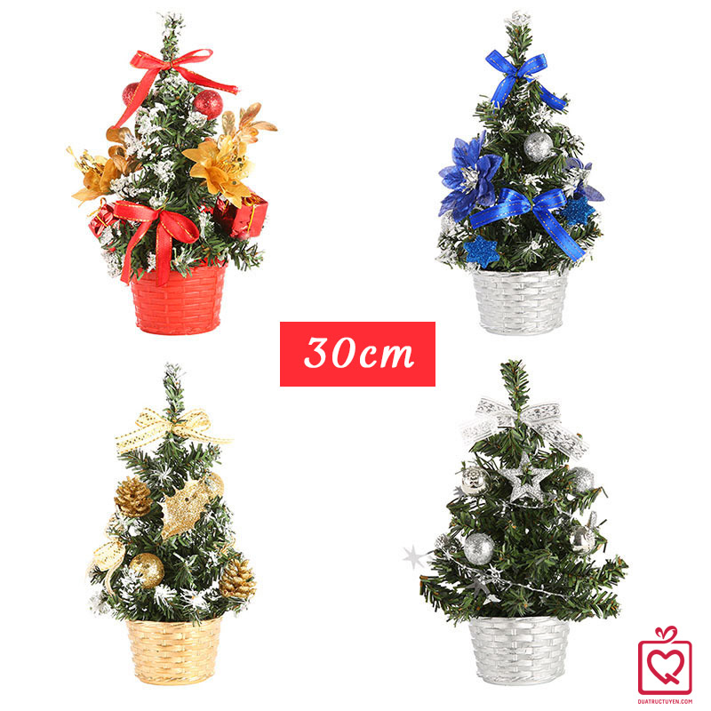 C&acirc;y th&ocirc;ng noel mini để b&agrave;n 