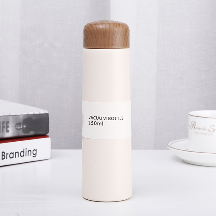 B&igrave;nh giữ nhiệt nắp v&acirc;n gỗ 250ml