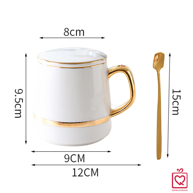 Bộ t&aacute;ch tr&agrave; cafe phong c&aacute;ch Ch&acirc;u &Acirc;u