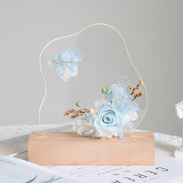 Đèn ngủ led 3D nghệ thuật hoa hồng bất tử Đèn ngủ led 3D nghệ thuật hoa hồng bất tử