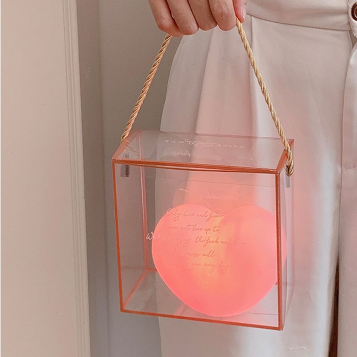  Đ&egrave;n ngủ mini tr&aacute;i tim