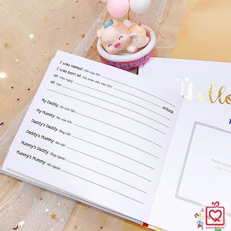 Sổ nhật k&yacute; cho b&eacute;
