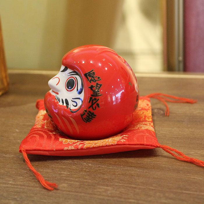 Búp bê may mắn Nhật Bản Daruma 8cm Búp bê may mắn Nhật Bản Daruma 8cm