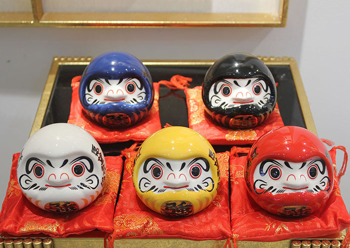 Búp bê may mắn Nhật Bản Daruma 8cm Búp bê may mắn Nhật Bản Daruma 8cm