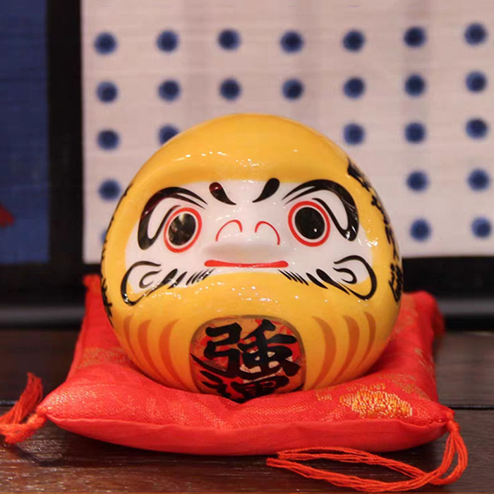 Búp bê may mắn Nhật Bản Daruma 8cm Búp bê may mắn Nhật Bản Daruma 8cm