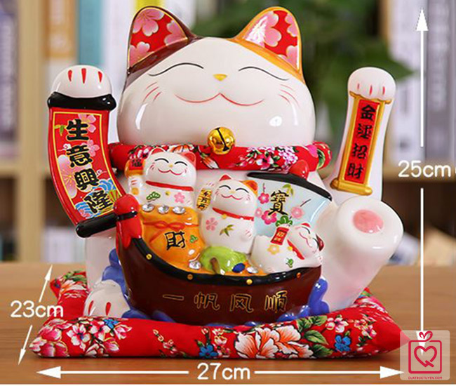 M&egrave;o vẫy tay - Khai vận ph&aacute;t đạt 
