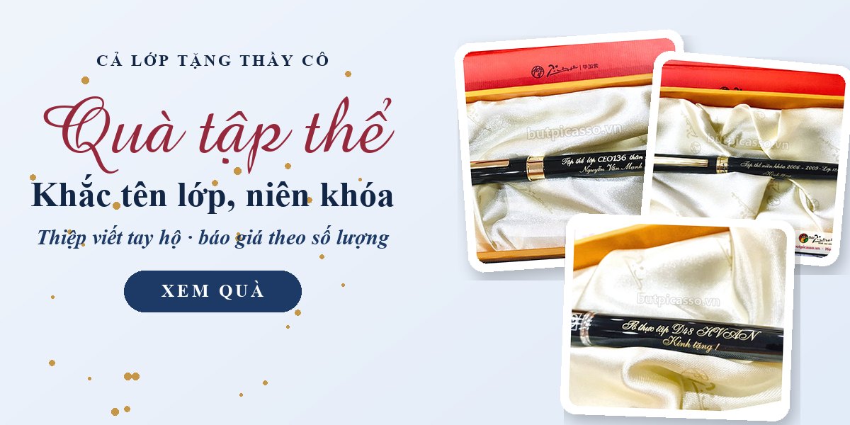 Quà cả lớp tặng thầy cô