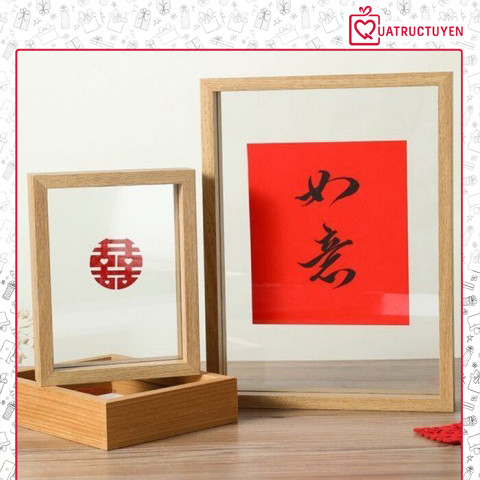Khung ảnh để bàn Minimalism - 10 inch nâu