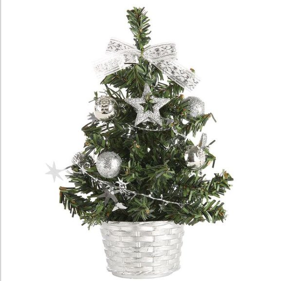Cây thông Noel mini để bàn - 30cm - Trắng