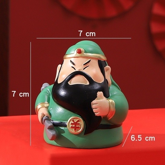 Tượng Thần tài Phước Lộc 7cm - Quan Công