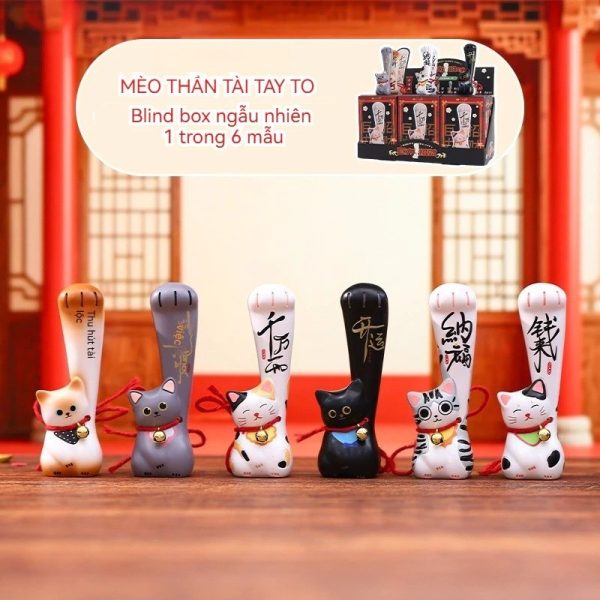 Blind box mèo thần tài đá quý BL181 - Mẫu B