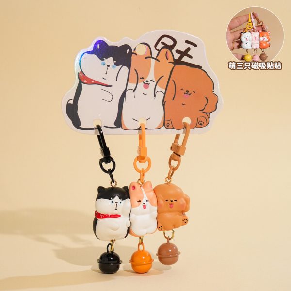 Bộ 3 móc chìa khoá tình bạn thú cưng dễ thương BL187 - Cún cưng