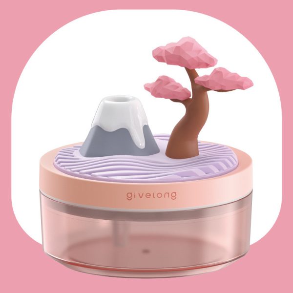 Máy phun sương tạo độ ẩm hình thiên nhiên BL164 - Hồng