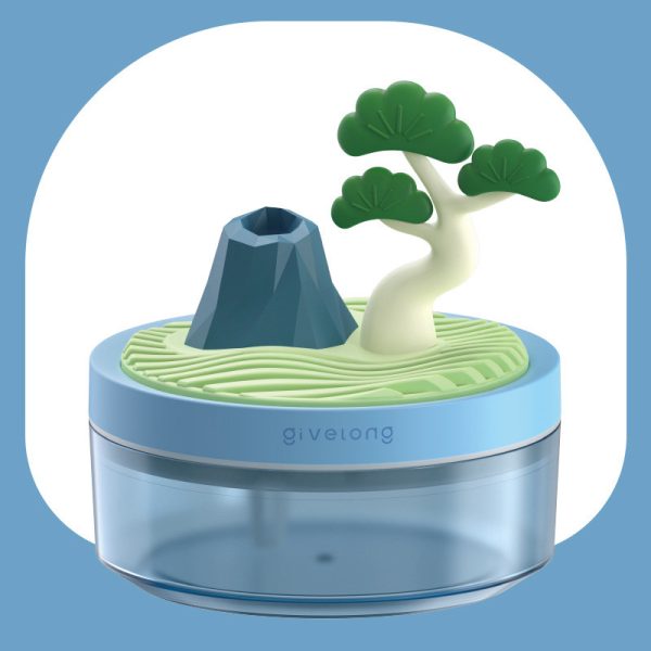 Máy phun sương tạo độ ẩm hình thiên nhiên BL164 - Xanh dương