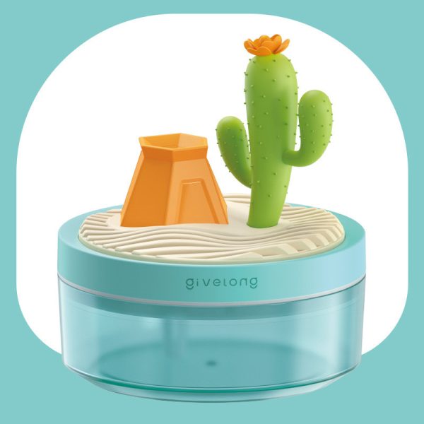 Máy phun sương tạo độ ẩm hình thiên nhiên BL164 - Xanh lá