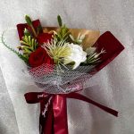 Bó hoa sáp nghệ thuật 3 bông - Đỏ