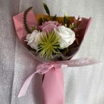 Bó hoa sáp nghệ thuật 3 bông - Hồng