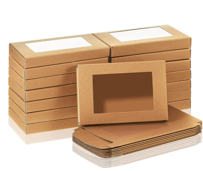 Hộp cửa sổ đựng quà H55 - Kraft M 18.3*13.5*2.5cm