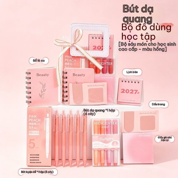 Set quà tặng văn phòng 2027 K306 - Hồng