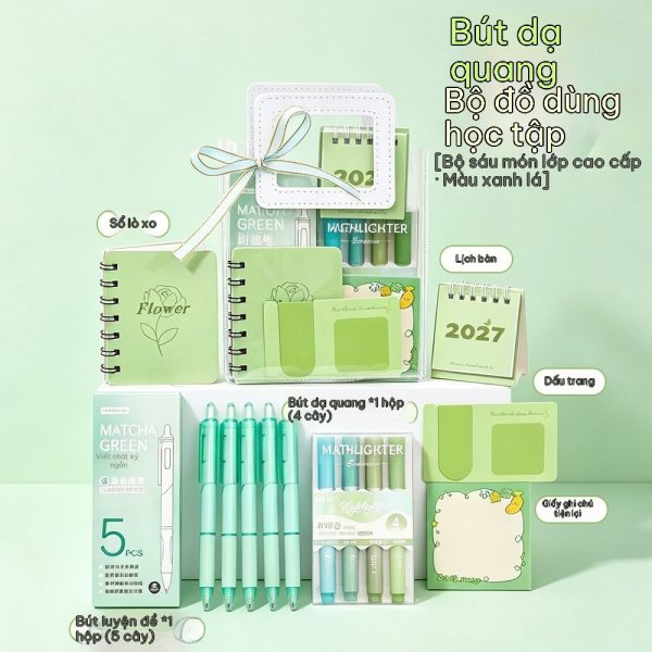 Set quà tặng văn phòng 2027 K306 - Xanh lá