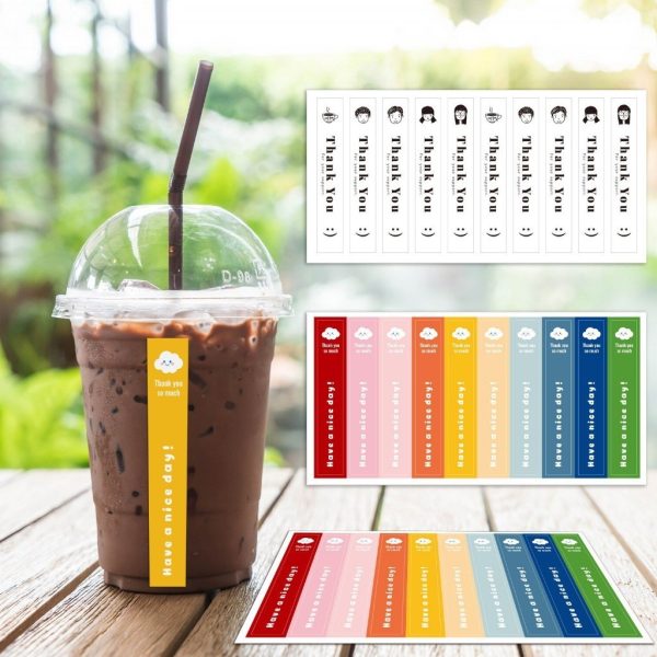 100 tem Have a nice day, Thank you mặt cười TE60–TE61