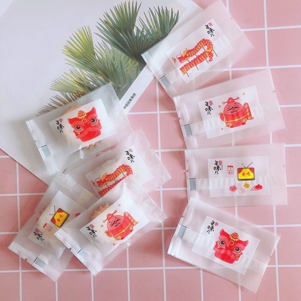 100 túi bánh kẹo hàn miệng 7×10cm TP07 - Thần tài