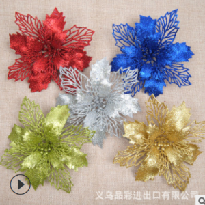 Hoa kim tuyến lá nhọn trang trí 16cm
