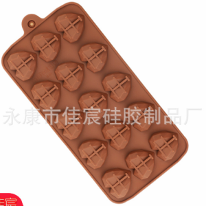 Khuôn socola silicon trái tim nhiều mẫu