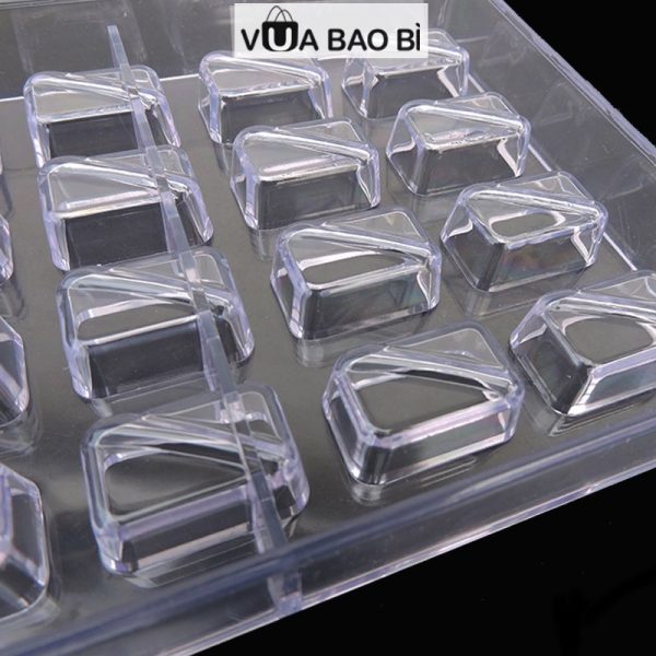 Khuôn làm socola nhựa cứng 27,5×13,5cm