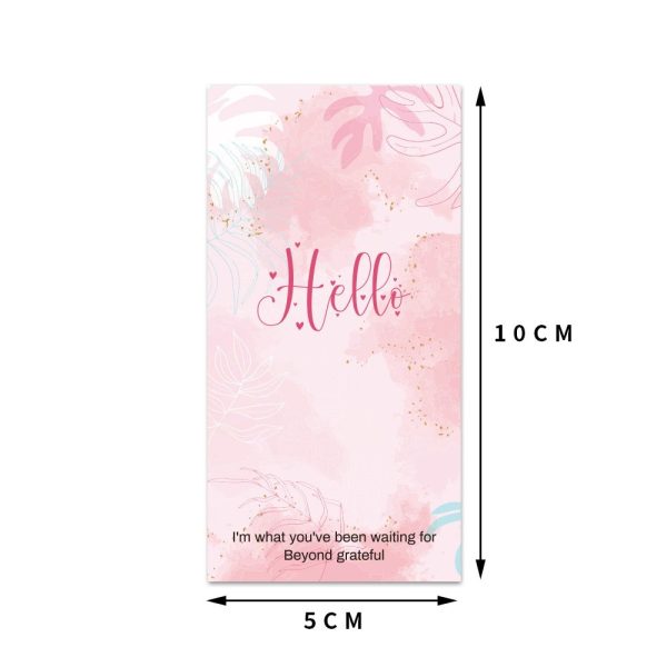 50 tem decal Hello 5×10cm TE58