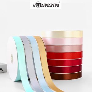 Ruy băng lụa satin bản 2cm cuộn 91m RB05